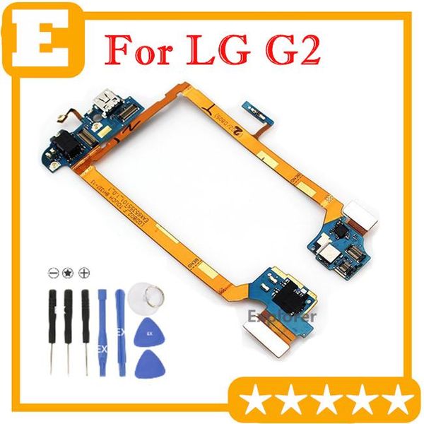 

cgjxsoriginal for lg optimus g2 d800 d801 d803 d802 d805 vs980 dock connector charger charging port usb headphone jack microphone main flex