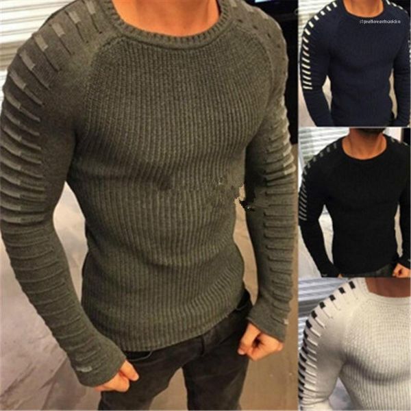 

men spring new casual slim pullover men o neck patchwork knitted solid men sweaters designer sweater long sleeve knitted sweater, White;black