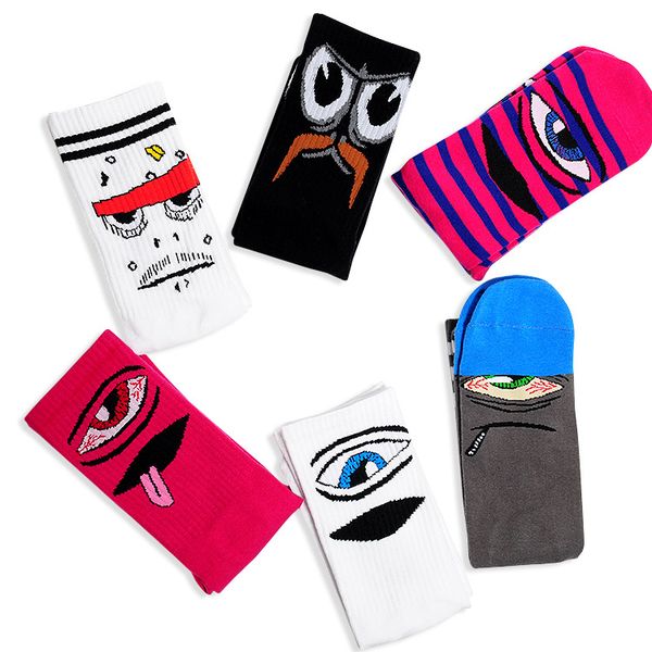 

strange hip hop steampunk men street fashion stylish happy socks, Black