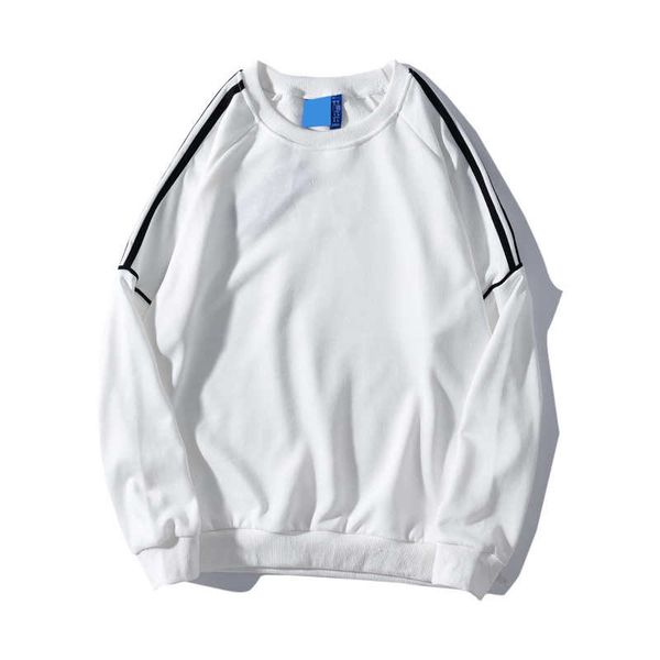 

2020 autumn new men's pullover round neck sweater pure cotton all-match casual couple sweater 2 colors size m-2xl, Black