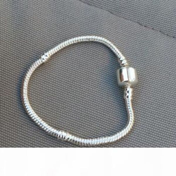 

authenic 925 серебро 17см-23см логотип с короной для дизайнера застежка стиль браслет ювелирных изделий diy компоненты бесплатной доставкой, Black