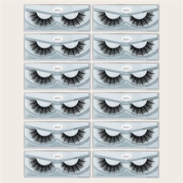 

3d mink false eyelash natural long makeup lash extension in bulk with colorful background ing