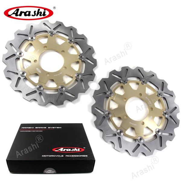 

arashi 1pair for zx6rr ninja 600 2005-2006 zx 6rr cnc floating front brake disc brake rotors zx6r ninja 636 2005 2006
