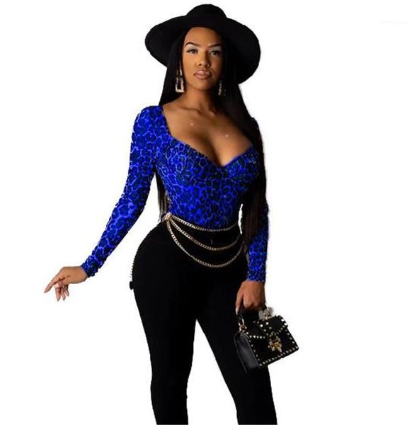 

print long sleeve womens tees casual females clothing v neck womens designer tshirts fashion slim leopard, White