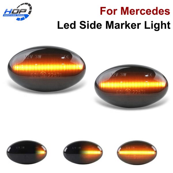 

2x car styling led side marker light turn signal lamps for - smart w450 w452 a-class w168 vito w639 w447 citan w415