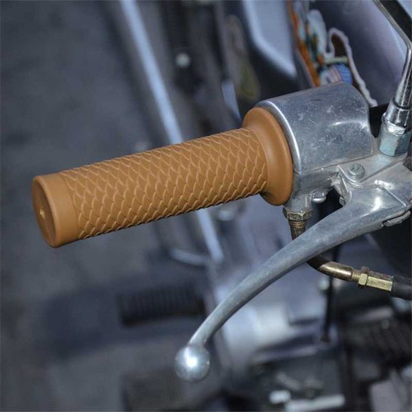 

retro moto grip classic scooter parts motobike racer rubber motorcycle handlebar