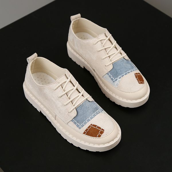 

2020 spring autumn new women sneakers soft comfortable casual shoes fashion lady flats female shoes for student canvas, Black