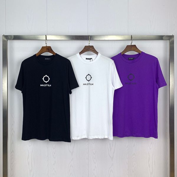 

beautiful tide new ma.strum shirt printing simple loose sports casual men and women round neck short sleeve t-shirt, Black;brown