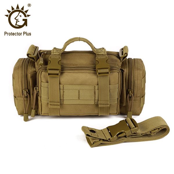 

protector plus 3p magic tactical waist pack molle camping hiking waist pouch nylon multi-function hand bag outdoor shoulder bag