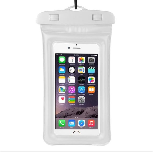 

universal waterproof case cellphone underwater dry bag pouch for iphone x 8 7 6 samsung s8 s9 diving swimming max 6.3 inch