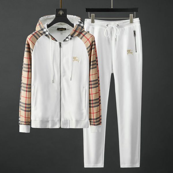 

2020 new men's brand sportswear, fashionable sports jogging comfortable sportswear, high-end atmosphere winter fashion casual style, Gray