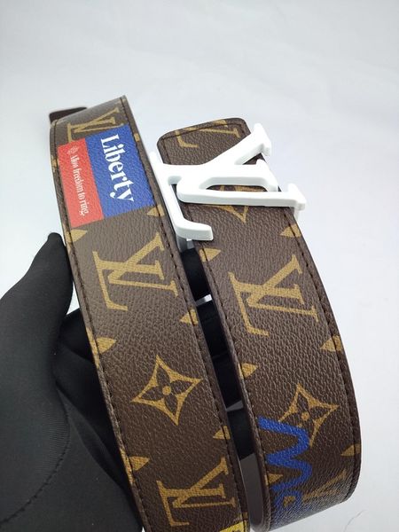

mens fashion designer belts luxury belt man woman brand belts casual l letters logo smooth buckle 12 styles width 38mm with box, Black;brown