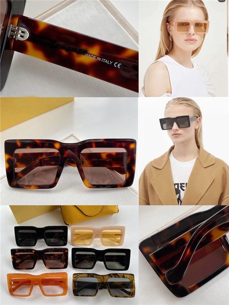

New fashion women sunglasses special design color square frame UV400 lens Avant-garde style simple popular design