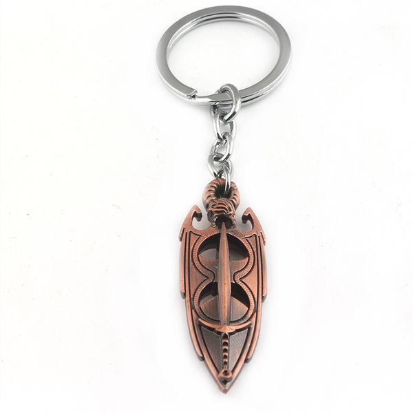 

pc game the elder scrolls keychain around the game akatosh amulet key chaingame equipment boutique gift souvenir, Silver