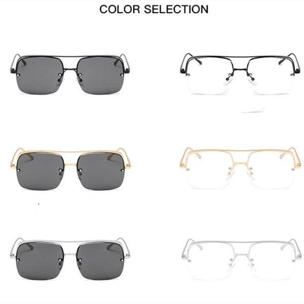 

vintage fashion sunprotection outside glasses man metal eyewear, White;black