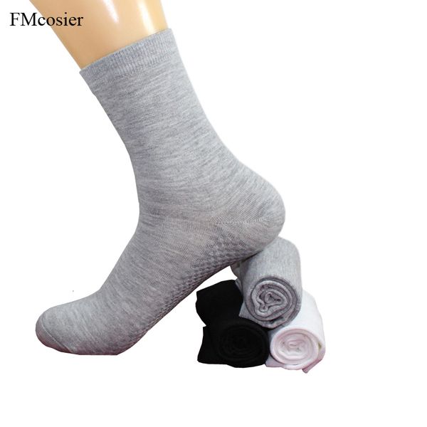 

men's socks 10 pairs spring autumn cotton sock mens solid color business dress crew white black gray meias sokken socken sox