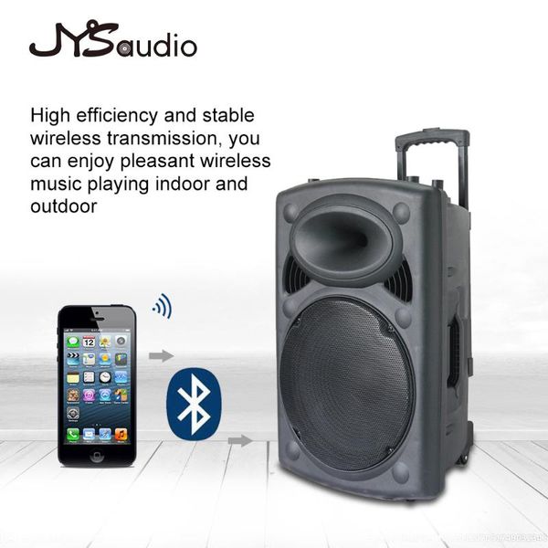 

wireless bluetooth trolley speaker rechargable battery high power bluetooth speaker outdoor pool party beach camping karaoke