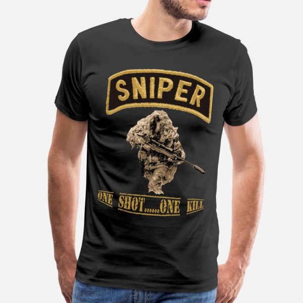 

sniper one sone kill t shirt men printing cotton plus size 3xl homme interesting comical summer style letters shirt