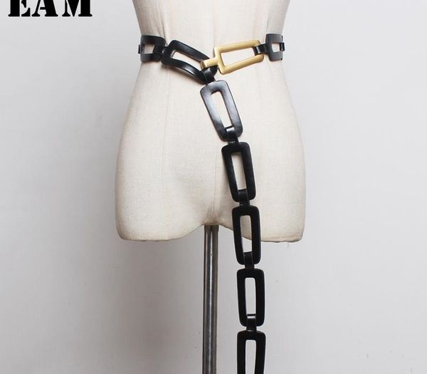 

eam] pu leather multicolor black split joint long широкий пояс личность женщины новая мода tide все матча spring 2020 1n451, Black;brown