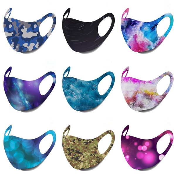 

3d magic print sports mask summer skin cool sponge breathable cycling mask comfortable elastic force neck scarf riding#158