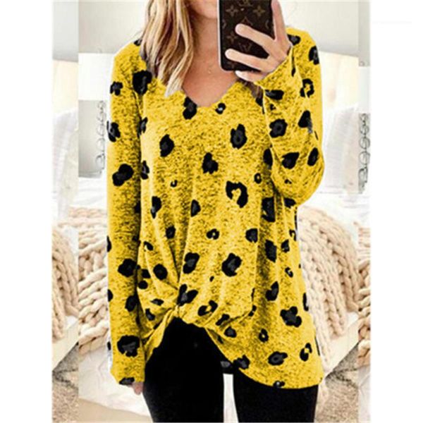 

trend occident loose casual designer female autumn printing tee tshirt clothing women v-neck long sleeve t-shirt fashion, White