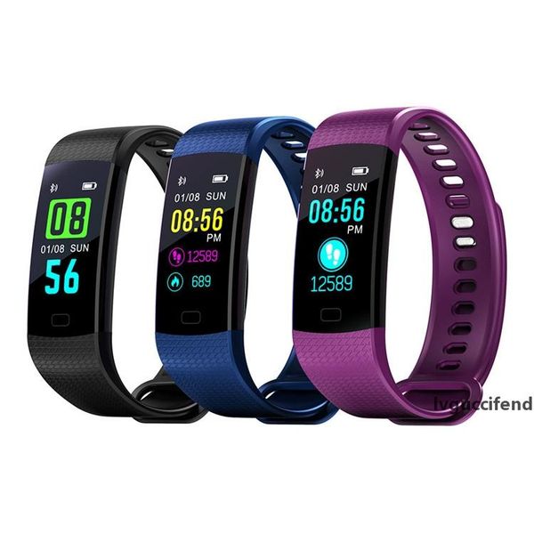 

sport step tracker smart bracelet wristband heart rate monitor sleep pedometer evaluate sport activity tracker for iphone samsung