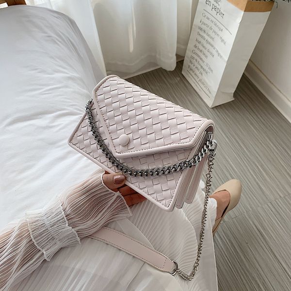 

women's 2020 new fashion chain women's bag all-match messenger bag ladies pu box small square crossbody