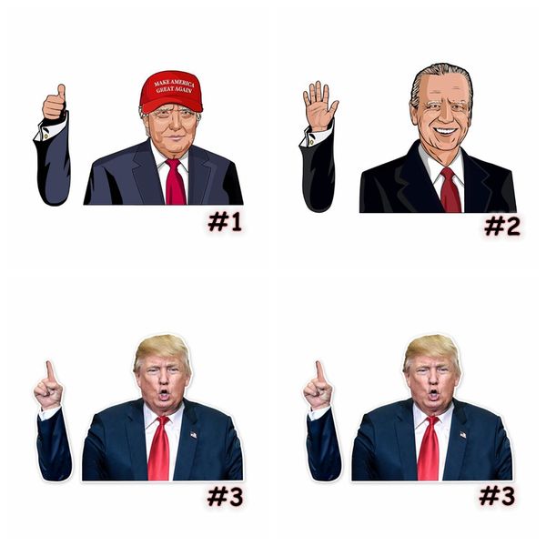 Biden Cam Sticker Trump Araba Etiketler Amerikan Cumhurbaşkanlığı Seçim Silecek Sticker Cam Sticker Parti CCA12499 30pcs Malzemeleri