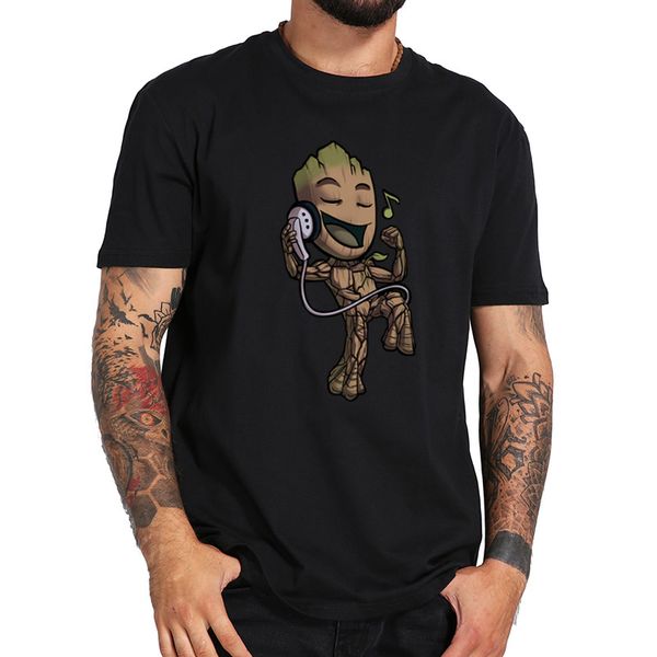 

100% cotton groot's mixtape t-shirt i am groot t shirt new arrival short sleeve tee summer tshirt