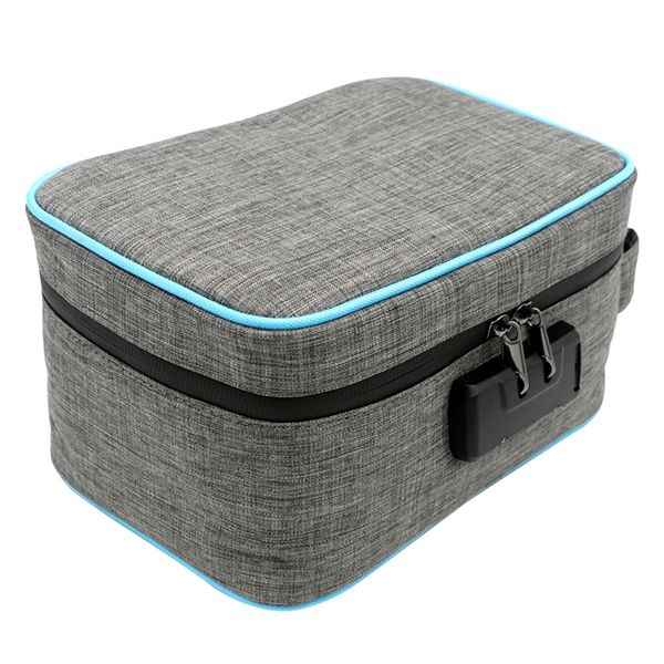 

путешествия хранение пахнет proof сумка с password lock угольной водонепроницаемой