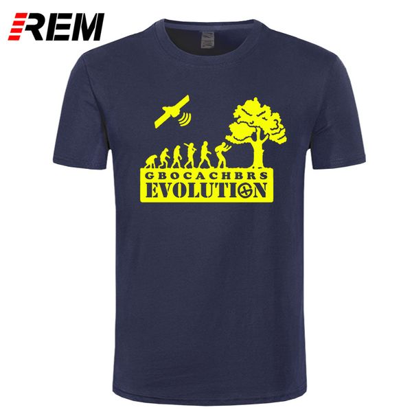 

rem bitter coffee autumn and winter short sleeve cotton geocachers evolution men leisure time teenage printing & tees