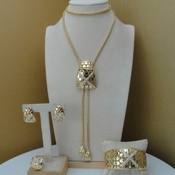 

yuminglai classic design african fashion jewelry sets dubai costume jewelry fhk8413, Silver