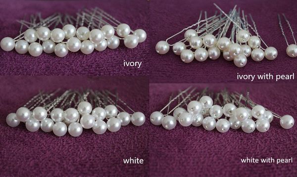 

pearl невеста свадебный headress люкс белый 200 ivory / pin пром bobby штук волос шпильки аксессуары sports2005 xaqjp, Golden;silver