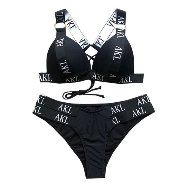 

women bikinis set 11 colors gold stamp beach swimwear swim suit ladies push up swimsuit new letter bathing suits bikini 050515