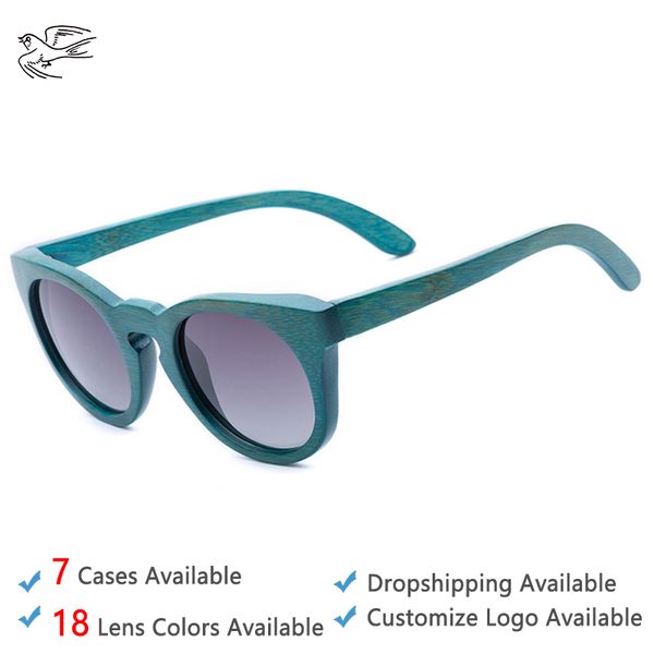 

men's real wood glasses round running sunglasses for men uv protection mens sunglasses 2020 polarized sun glasses shades gb024, White;black