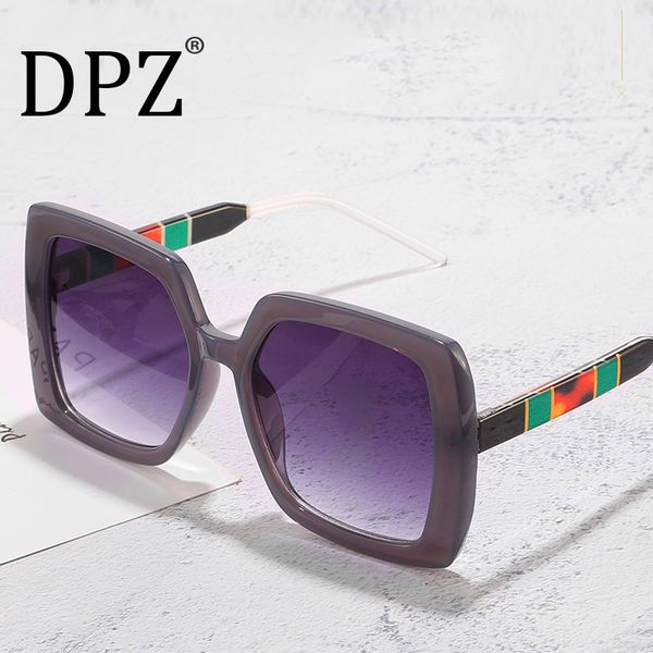 

sunglasses fashion woman color matching square fast personality men's colorful reflective, White;black