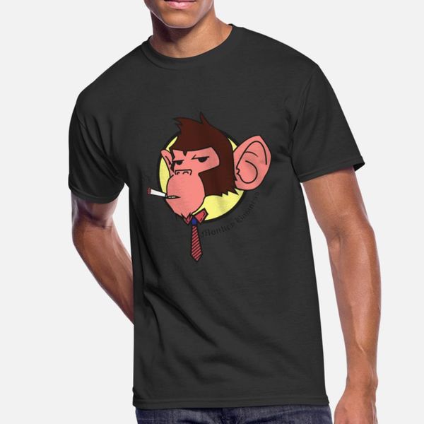 

monkey business & gift t shirt men printed tee shirt round collar clothes graphic casual summer style novelty shirt