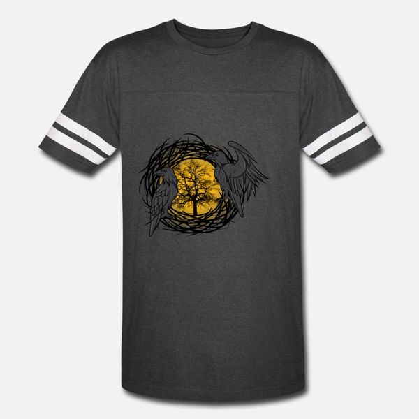 

odin raven vikings runes huginn muninn myth gift t shirt men customized tee shirt s-xxxl pattern crazy funny spring autumn leisure shirt