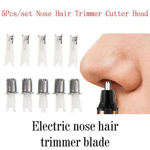 

5pcs 3-in-1 razor nose trimmer heads nose hair cutter trimmer replacement head