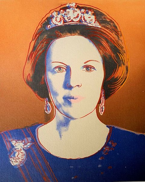 

andy warhol queen beatrix of the netherlands 1985 home decoration oil painting on canvas wall art canvas pictures for living room 200830