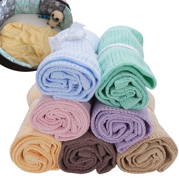 

dropshipping infantil cotton baby stroller blankets newborn pgraphy props solid muslin swaddle wrap baby stuff bath towel
