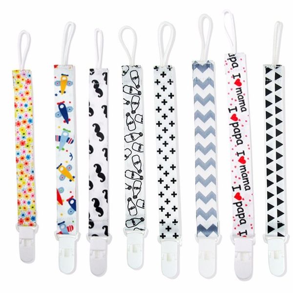 

new 1pc baby pacifier clip dummy holder soother chain drop-resistant buckle strap