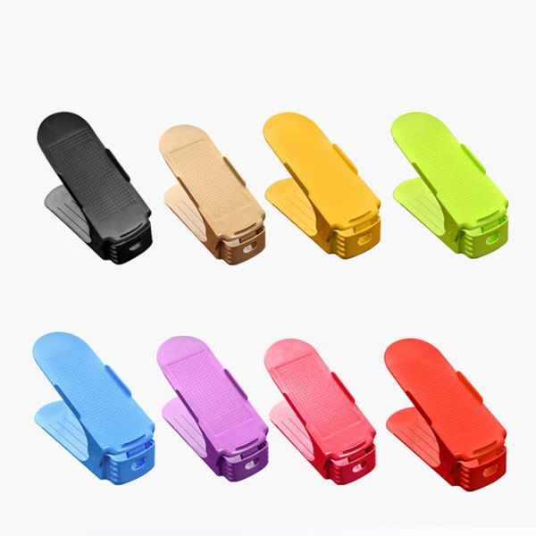 

clothing & wardrobe storage 8/10/12pcs shoe organizer shoes rack shoebox durable adjustable footwear support slot space saving cabinet close