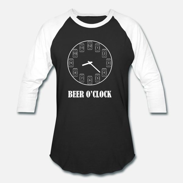 

beer o'clock t shirt men fitness short sleeve round collar pattern fitness comical summer style kawaii shirt