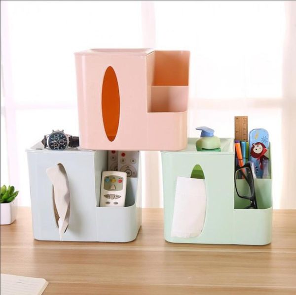

tissue boxes & napkins creative multifunction remote control receiving box of deskplastic