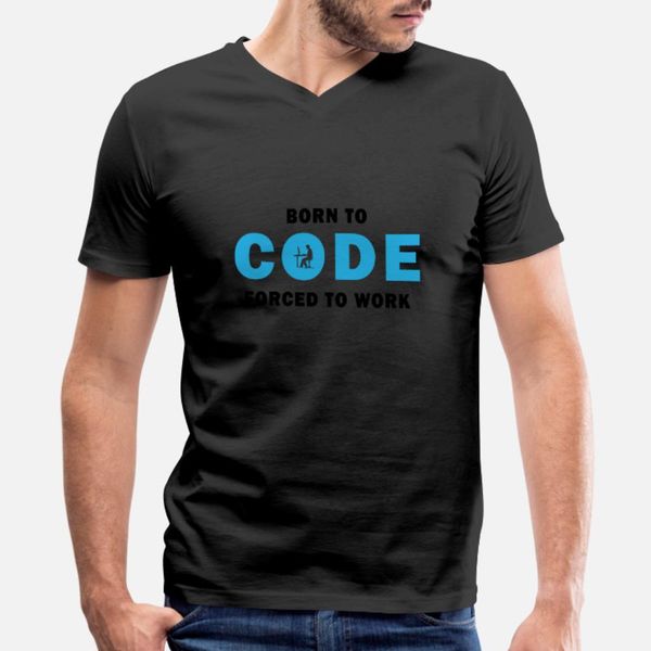 

software developer born to code t shirt men personalized tee shirt euro size s-3xl trend crazy humor spring autumn family shirt
