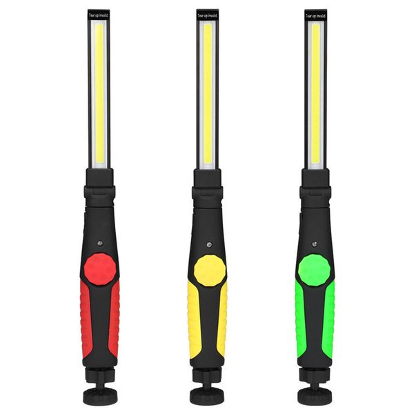 

flashlights torches portable spotlight working light multifunction rechargeable slim cob worklight outdoor led work lamp