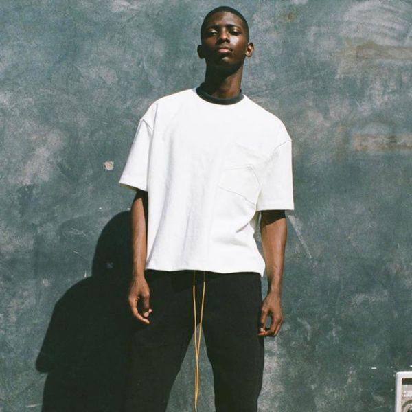 

2020ss rhuigi villasenor pocket short sleeve letter embroidery tee mens women designer cotton t-shirt s~xl hfxhtx061, White;black