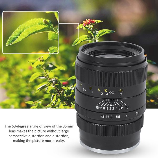 

ZHONGYI1 35mm f2.0 E Mount Wide Angle Large Aperture Full Frame Manual Focusing Lens for SONY E Mount SLR