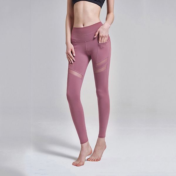 

2019 new yoga pants with pocket leggings for women soft stretch hip lift for yoga practice pilates dancing casual wear, White;red